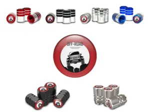 Wheel Valve Stem Caps for SUVs Custom Style Edition